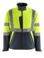 Mascot Softshell Werkjas Kiama 15902-253 hi-vis geel-donkermarine